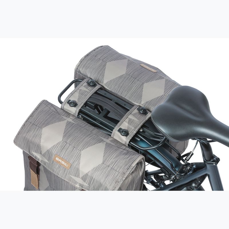 Сак за велосипед Basil Elegance Double Bag MIK 40-49 l chateau taupe 6