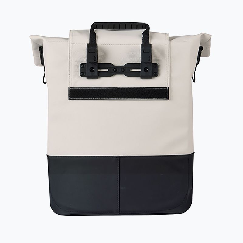 Велосипедна чанта Basil Cove Shopper MIK Hooks 16 l off white/black 3