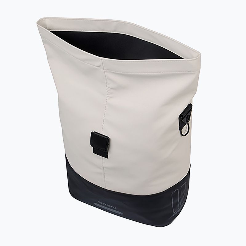 Велосипедна чанта Basil Cove Shopper MIK Hooks 16 l off white/black 5