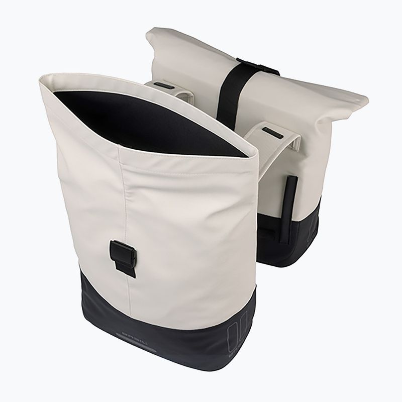 Велосипедна дисага Basil Cove Double Pannier Bag 32 l off white/black 5