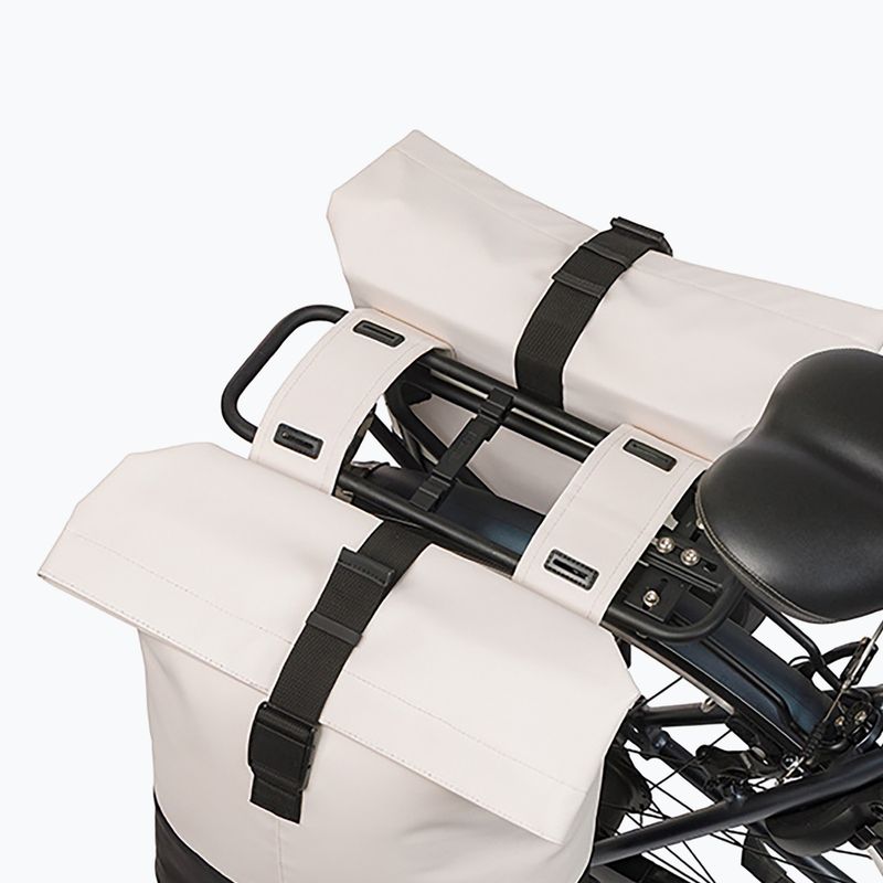 Велосипедна дисага Basil Cove Double Pannier Bag 32 l off white/black 7