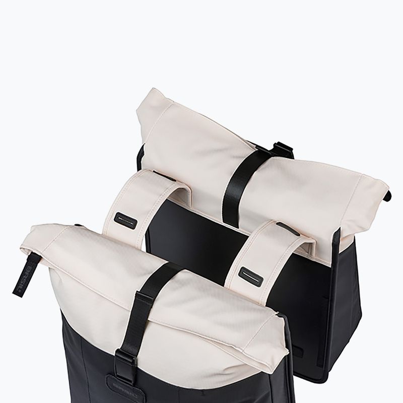 Велосипедна дисага Basil Vive Double Pannier Bag 35 l off white/black 4
