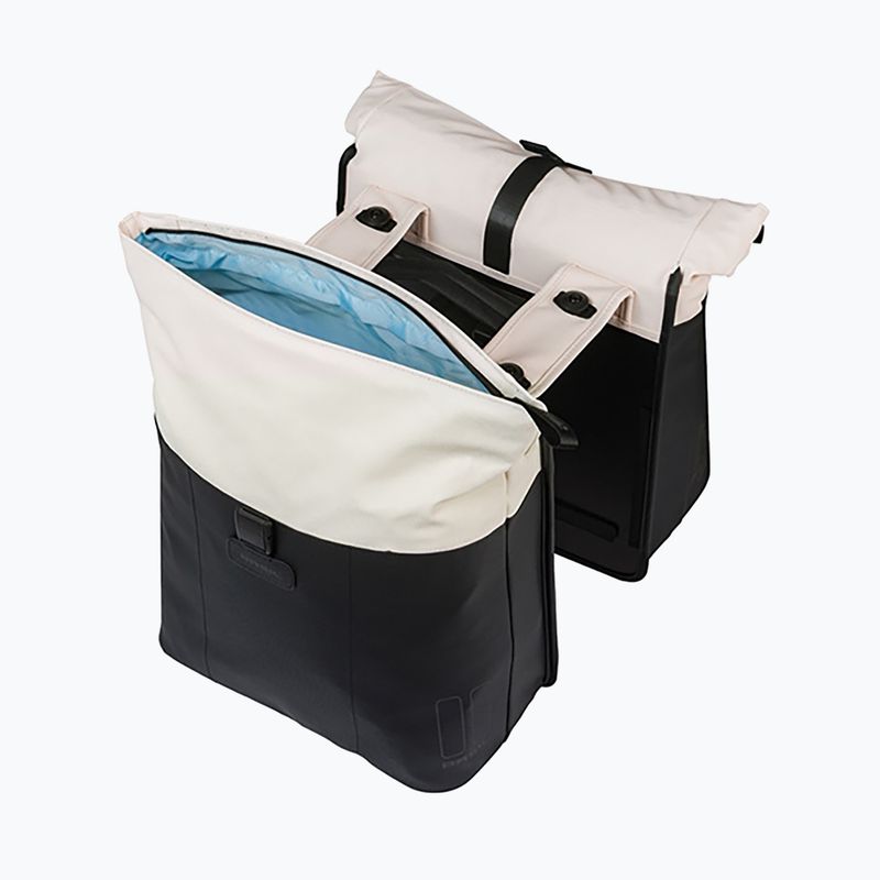 Велосипедна дисага Basil Vive Double Pannier Bag MIK 35 l off white/black 4