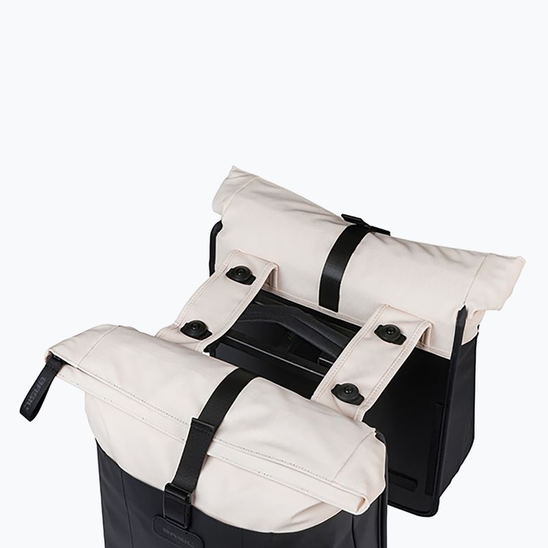 Велосипедна дисага Basil Vive Double Pannier Bag MIK 35 l off white/black 5