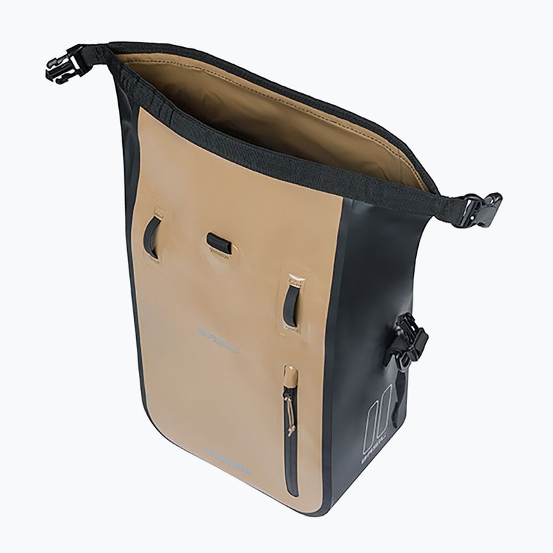 Велосипедна дисага Basil Rivo M Single Bag MIK Hooks 12-15 l sand/black 3