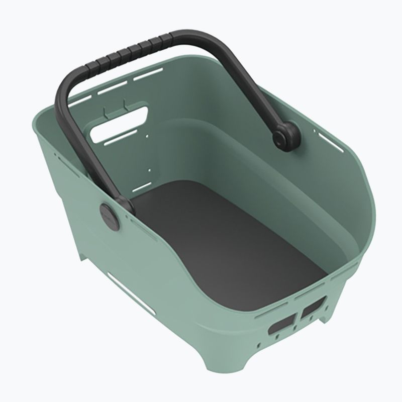 Задна велосипедна кошница Basil Cento Neo MIK silvergreen 2