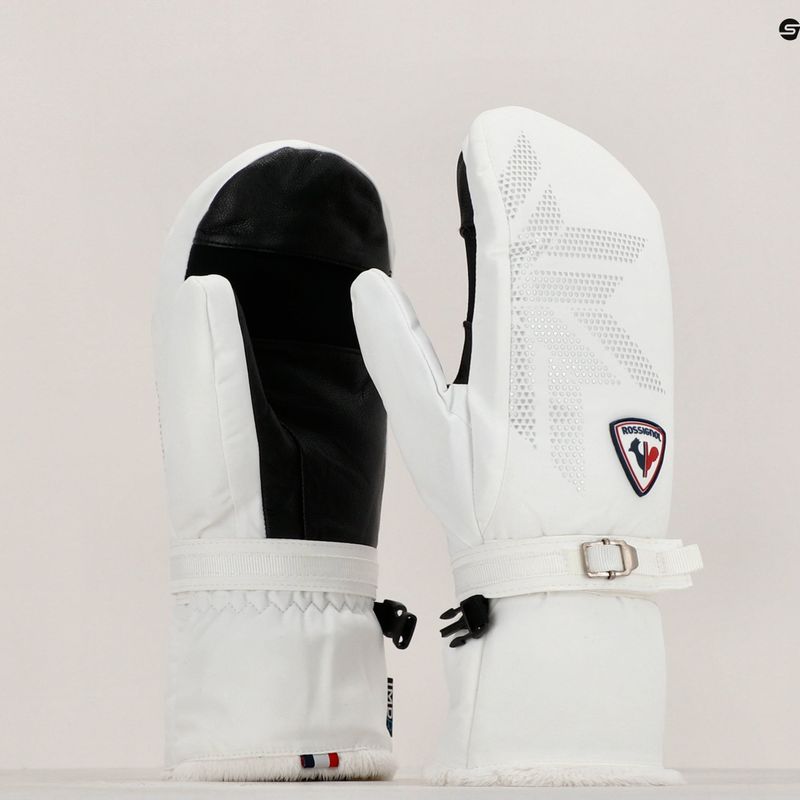 Дамски ски ръкавици Rossignol Romy Impr M white 7