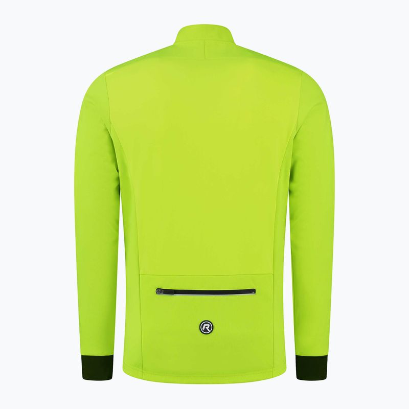 Мъжко яке за колоездене Rogelli Pesaro 2.0 fluor yellow/black 5