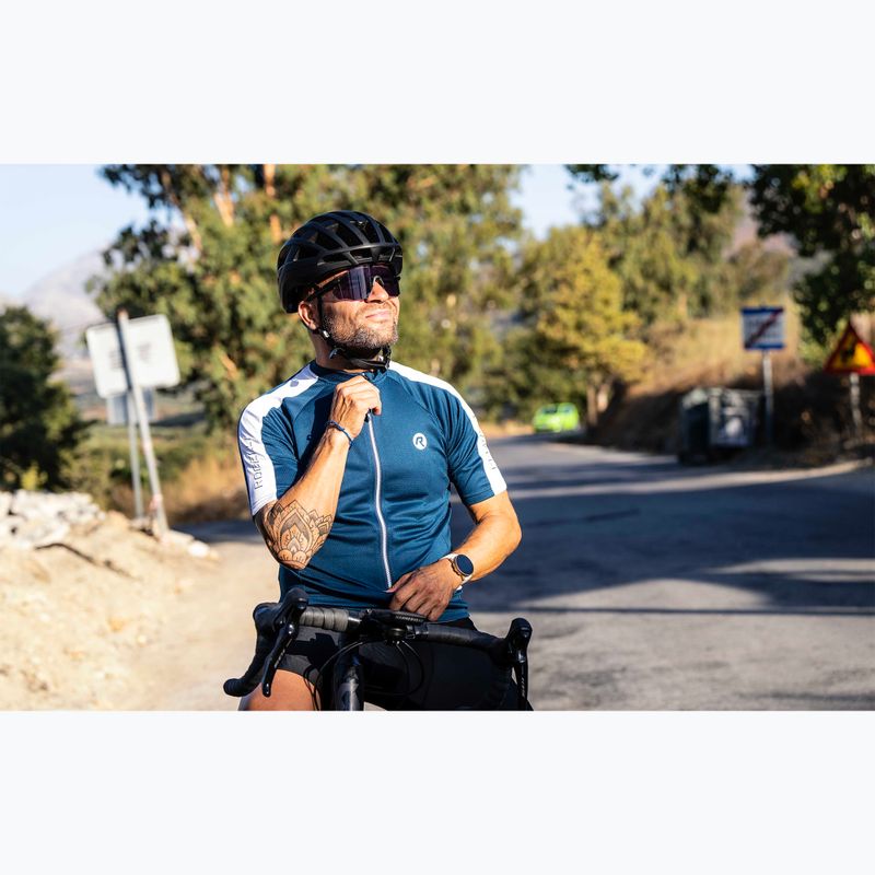 Мъжка колоездачна тениска Rogelli Explore blue/white 6