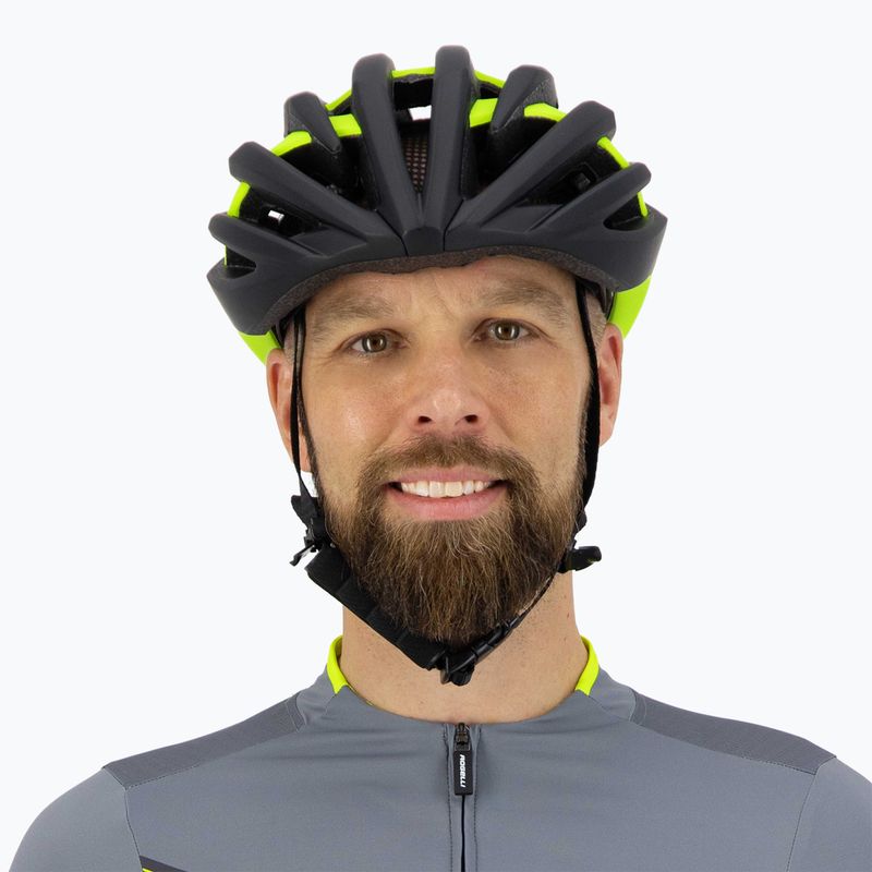 Велосипедна каска Rogelli Tecta black/fluor 8
