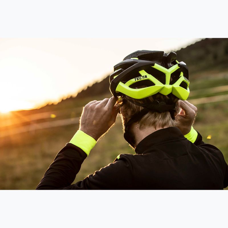 Велосипедна каска Rogelli Tecta black/fluor 15
