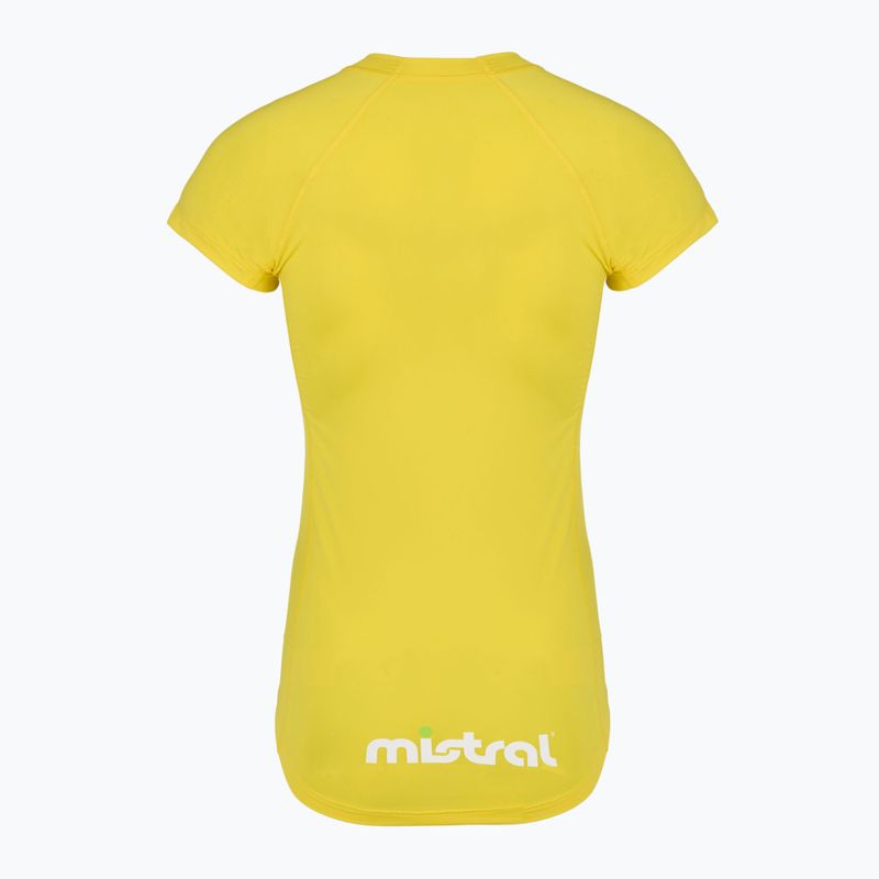 Дамска тениска за плуване Mistral Miami Lycra yellow 5