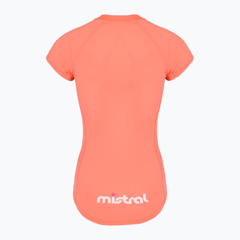 Дамска тениска за плуване Mistral Miami Lycra peach 5