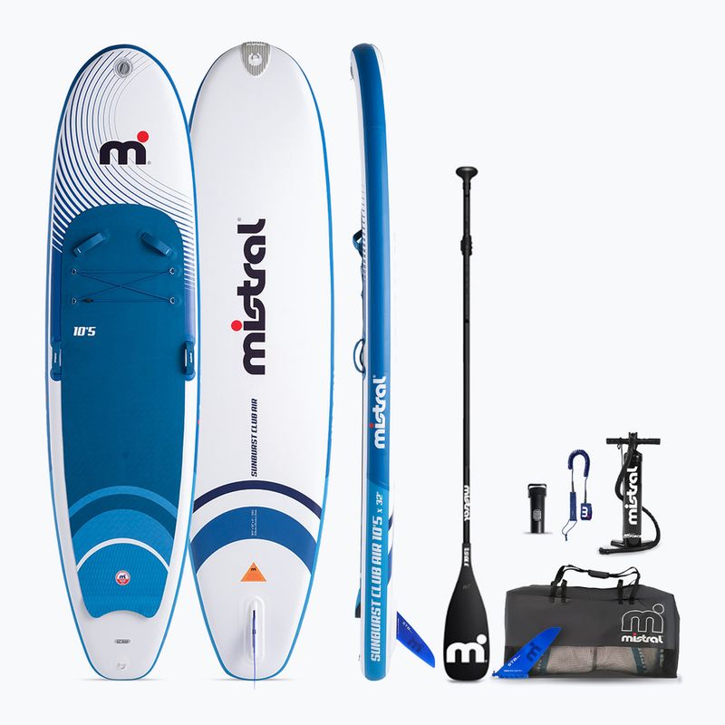 SUP дъска Mistral Sunburst Club Air 10'5 blue/white