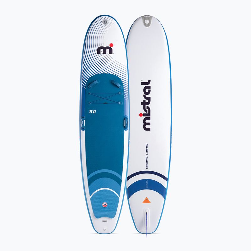Mistral Sunburst Club Air 11'0 синьо/бяло SUP дъска 2