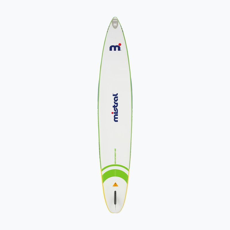 SUP дъска Mistral Adventurist Air 14'0" зелена/бяла/жълта 3