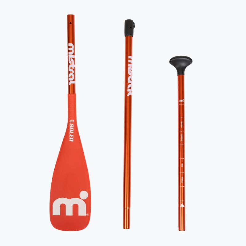 Весло SUP 3-częściowe Mistral Solea Alu orange 3