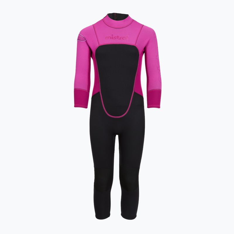 Детски неопренов костюм за плуване Mistral Breeze 76 2,5/2mm Kids Suit black/pink 2