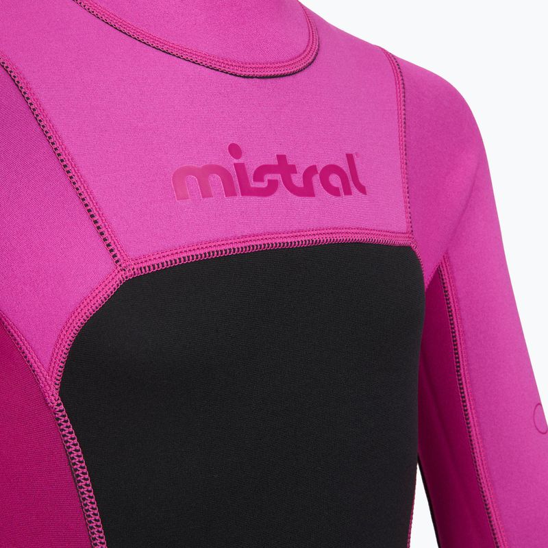 Детски неопренов костюм за плуване Mistral Breeze 76 2,5/2mm Kids Suit black/pink 4