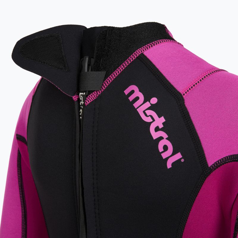Детски неопренов костюм за плуване Mistral Breeze 76 2,5/2mm Kids Suit black/pink 6