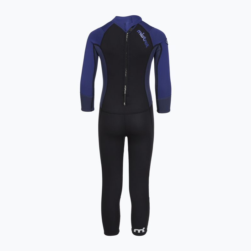 Детски неопренов костюм за плуване Mistral Breeze 76 2,5/2mm Kids Suit black/blue 3