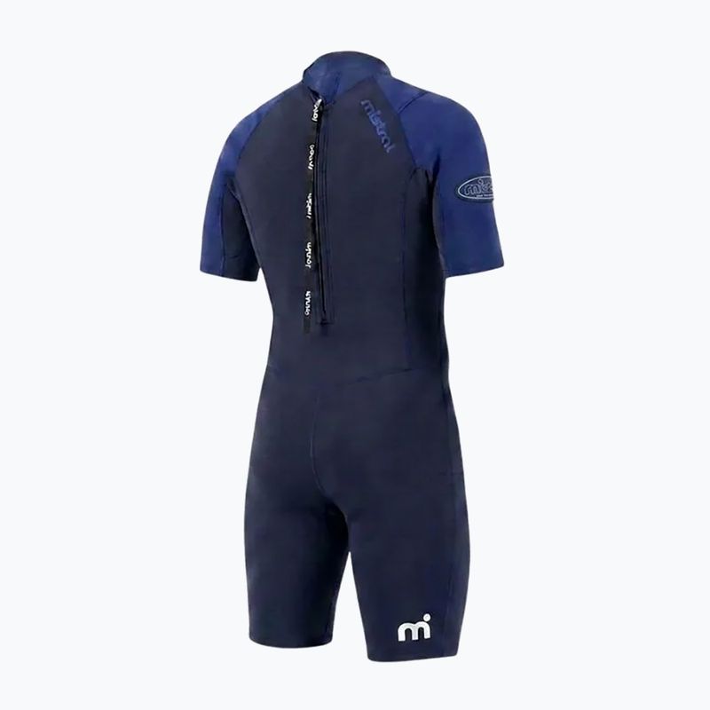 Мъжки неопреннов костюм за плуване Mistral Breeze 76 2,5/2mm Shorty blue 2