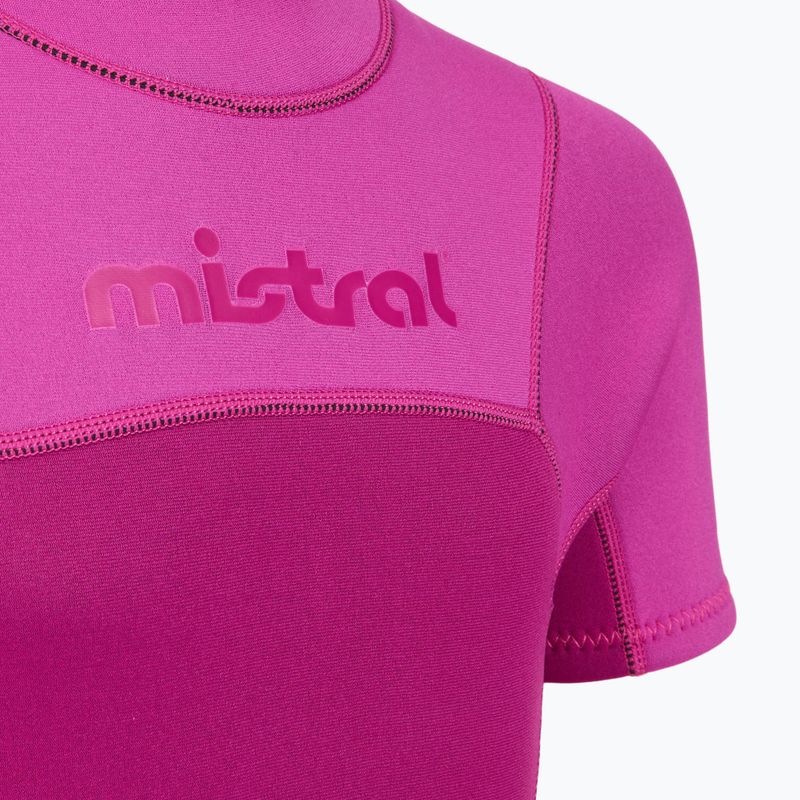 Детски неопренов костюм за плуване Mistral Breeze 76 2,5/2mm Kids Shorty pink 4