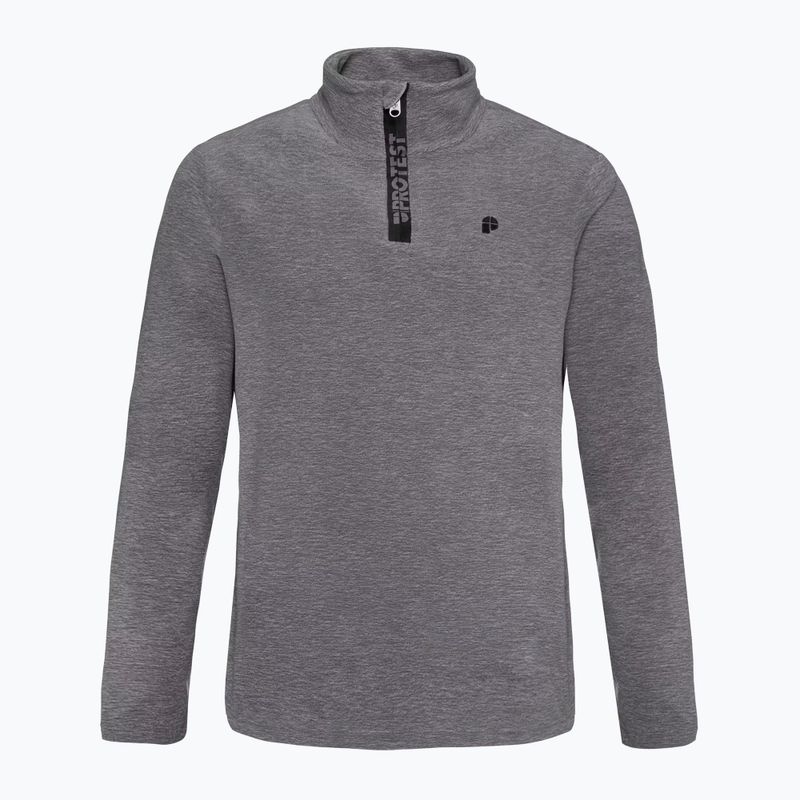 Мъжки поларен суитшърт Protest Perfectym 1/4 Zip Active dark grey melee 6