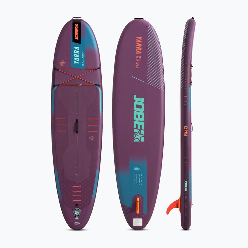 JOBE Aero Yarra SUP борд пакет 10'6" sunset purple 2