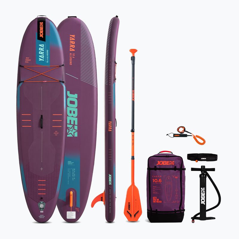 JOBE Aero Yarra SUP борд пакет 10'6" sunset purple 3