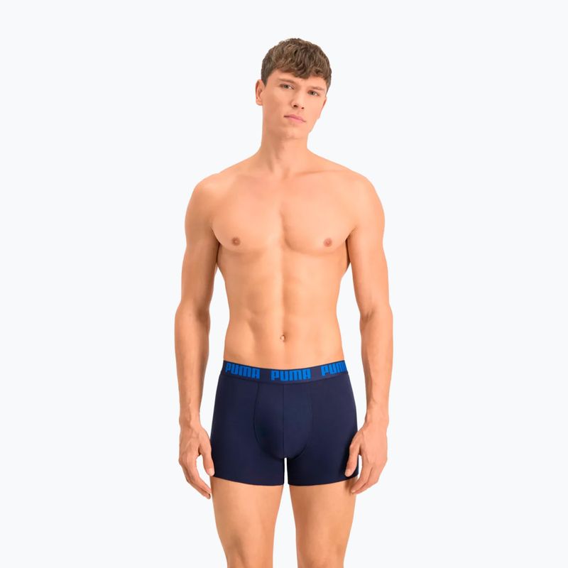 Мъжки боксерки PUMA Heritage Stripe 2 чифта blue 7