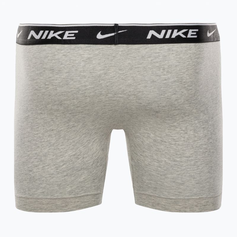 Мъжки боксерки Nike Everyday Cotton Stretch Boxer Brief 3Pk MP1 white/grey heather / black 6