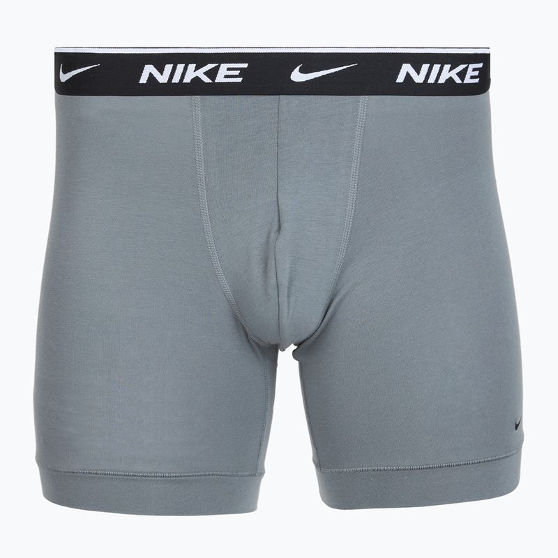 Мъжки боксерки Nike Everyday Cotton Stretch 3 чифта swoosh print/grey/university blue 3