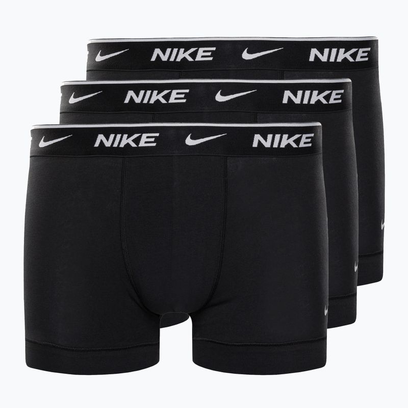 Мъжки боксерки Nike Everyday Cotton Stretch Trunk 3Pk UB1 black