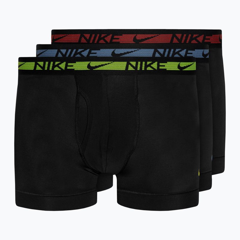 Мъжки боксерки Nike Dri-FIT Ultra Stretch Micro Trunk 3 чифта black/volt/blue/red