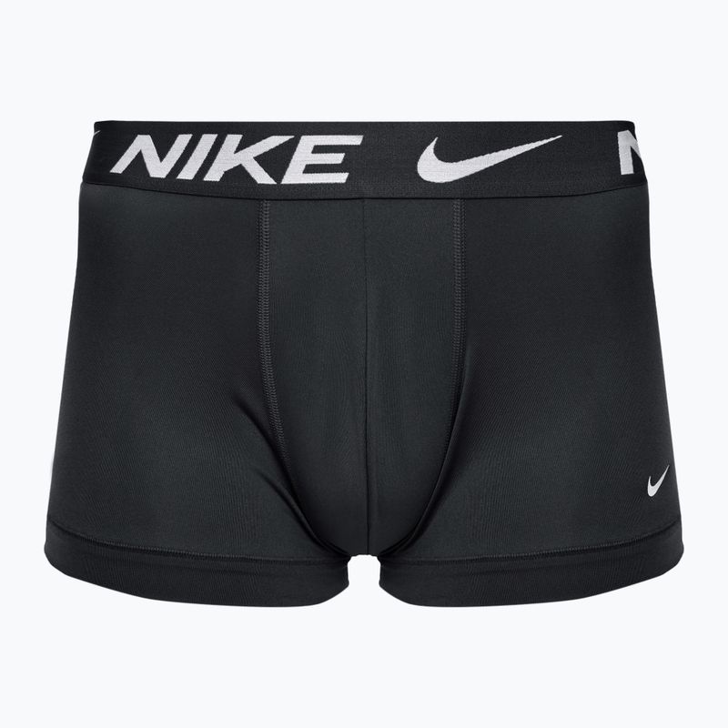 Nike Dri-Fit Essential мъжки боксерки 3 чифта Nike лого с печат/хладно сиво/черно 2