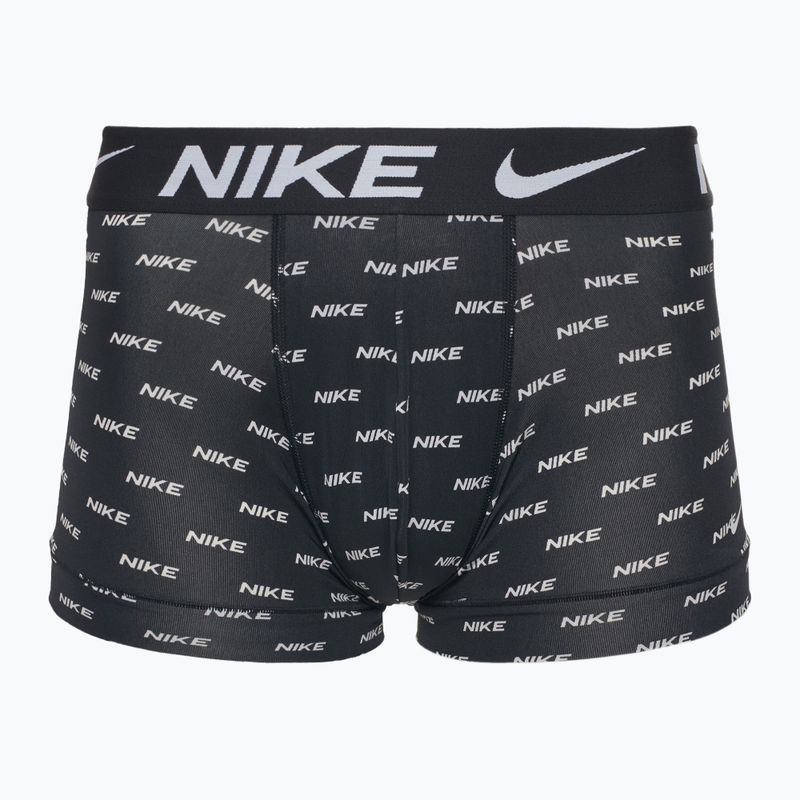 Nike Dri-Fit Essential мъжки боксерки 3 чифта Nike лого с печат/хладно сиво/черно 4