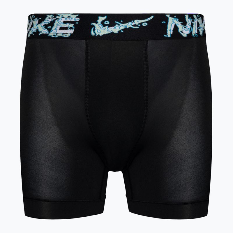 Мъжки боксерки Nike Dri-Fit Essential Micro Boxer Brief 3 чифта black/green/blue 4