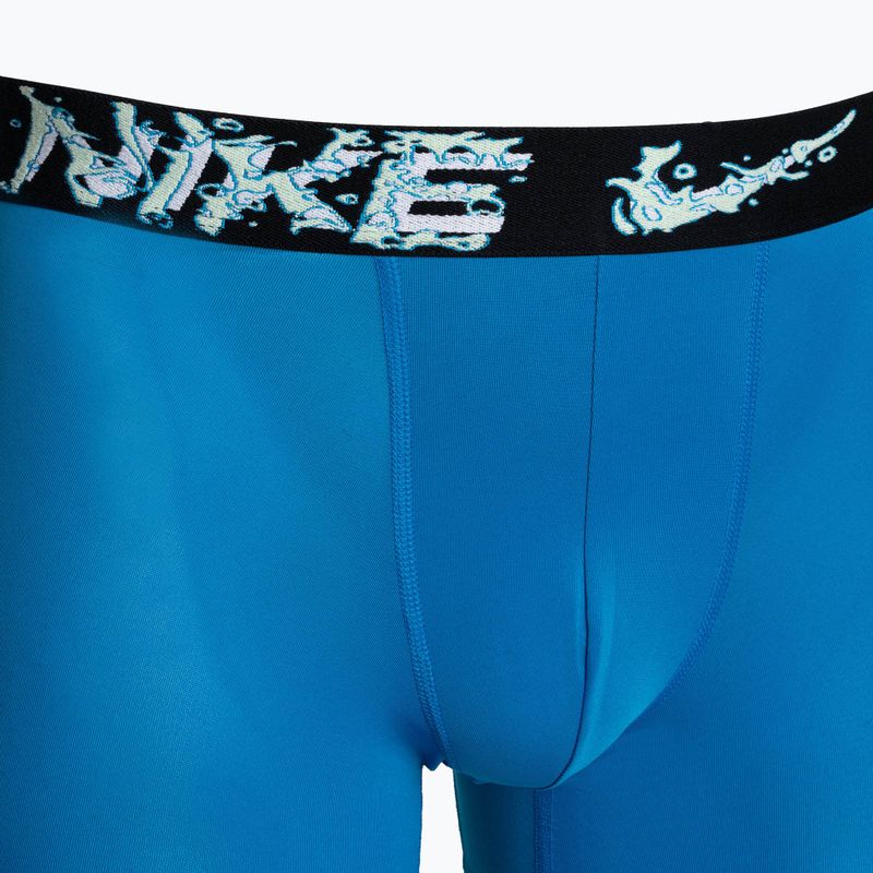 Мъжки боксерки Nike Dri-Fit Essential Micro Boxer Brief 3 чифта black/green/blue 6