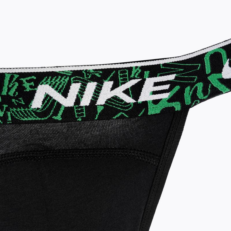 Мъжки слипове Nike Dri-FIT Everyday Cotton Stretch Jock Strap 3 чифта black/red/aquarius blue/stadium green 3