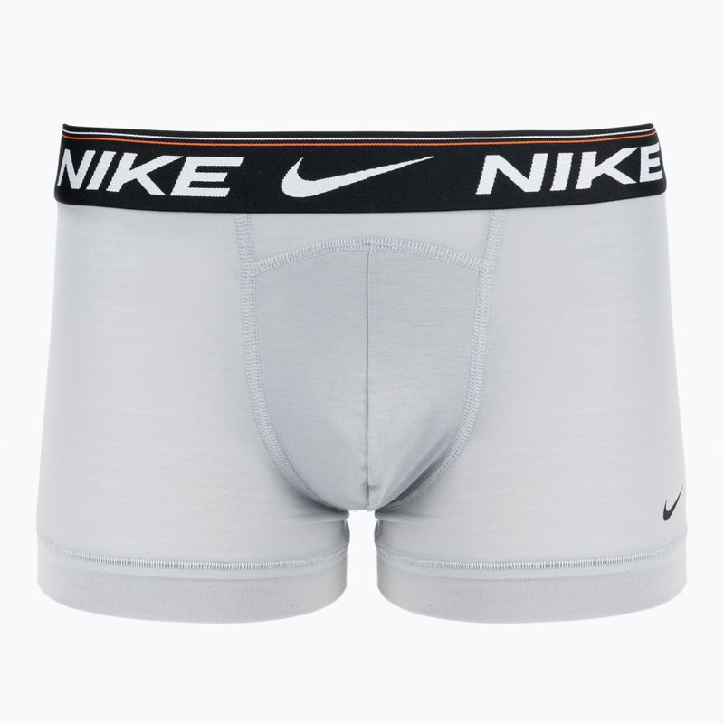 Мъжки боксерки Nike Dri-FIT Ultra Comfort Trunk 3 чифта grey/orange 2