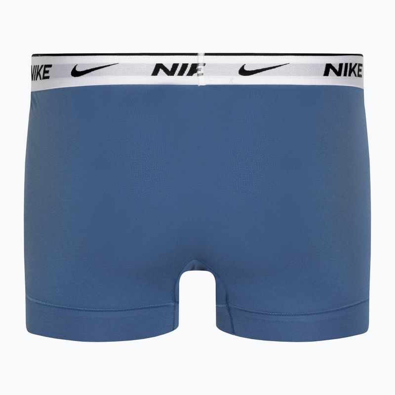 Мъжки боксерки Nike Everyday Cotton Stretch Trunk 3 чифта star blue/wolf grey/black white 3
