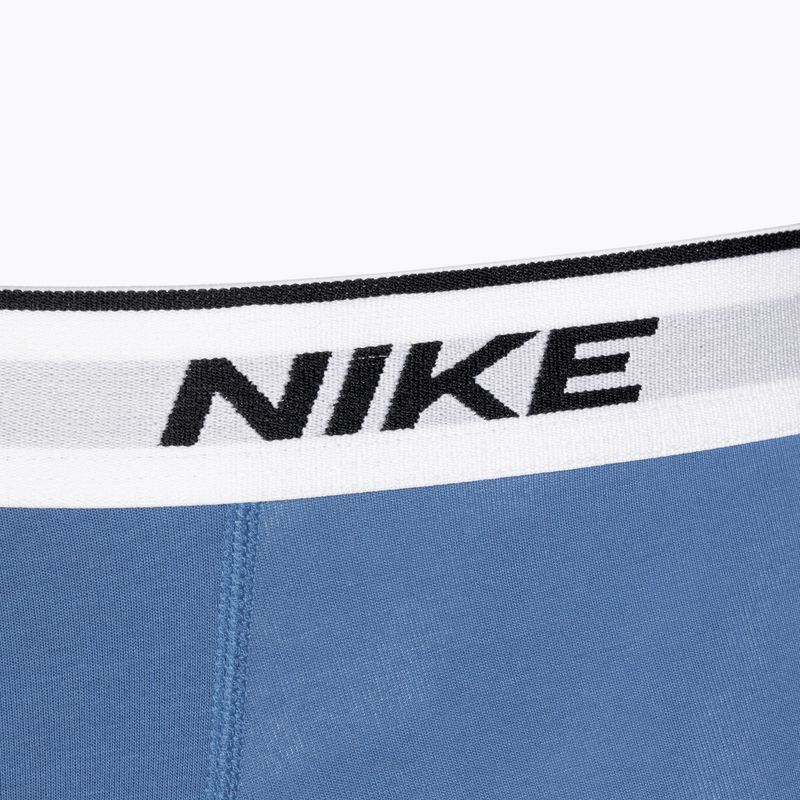 Мъжки боксерки Nike Everyday Cotton Stretch Trunk 3 чифта star blue/wolf grey/black white 5