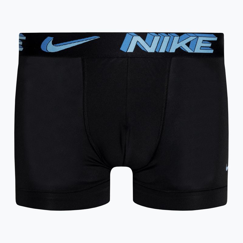 Мъжки боксерки Nike Dri-Fit Essential Micro Trunk 3 чифта stadium green/pink rise/black 3d 2