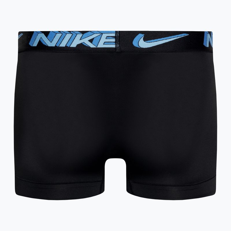 Мъжки боксерки Nike Dri-Fit Essential Micro Trunk 3 чифта stadium green/pink rise/black 3d 3