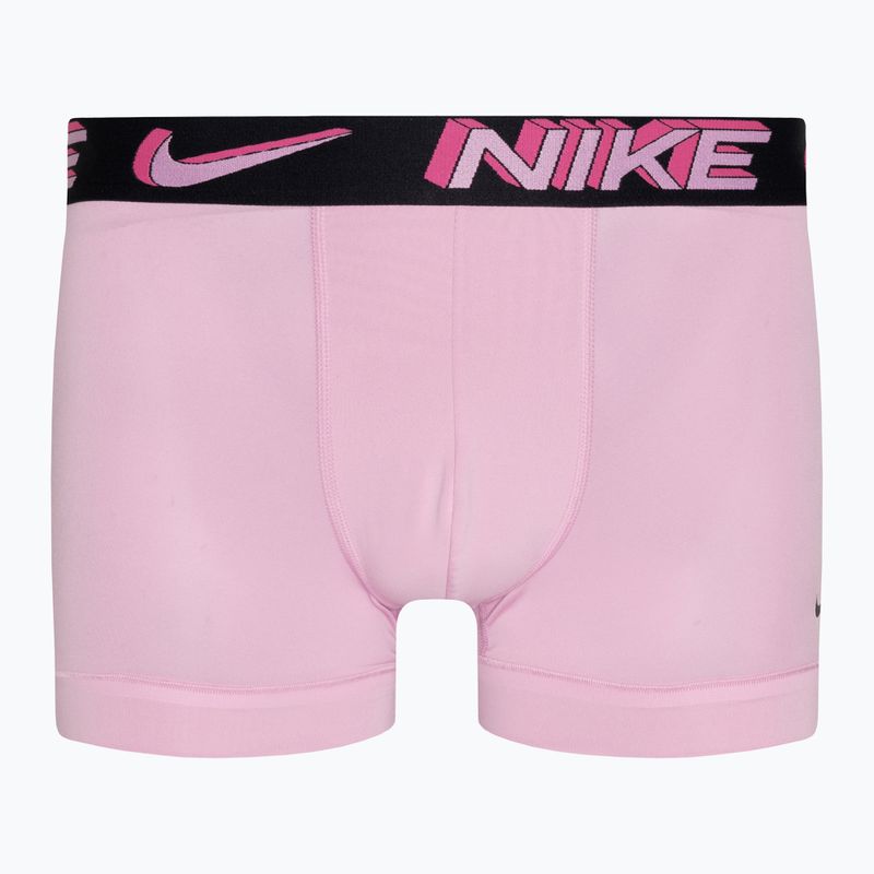 Мъжки боксерки Nike Dri-Fit Essential Micro Trunk 3 чифта stadium green/pink rise/black 3d 6