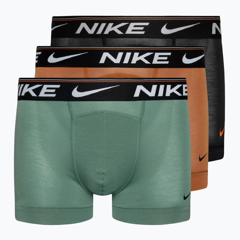 Мъжки боксерки Nike Dri-FIT Ultra Comfort Trunk 3 чифта turquoise/black/orange