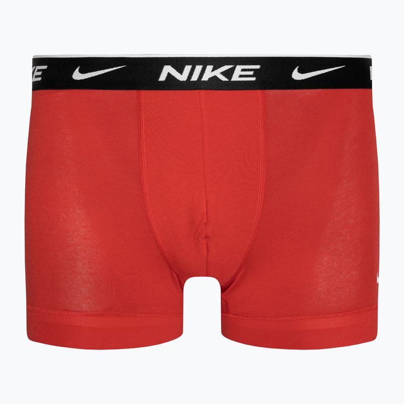 Мъжки боксерки Nike Everyday Cotton Stretch Trunk 3 чифта aquarius blue lg print/grey/uni red 6