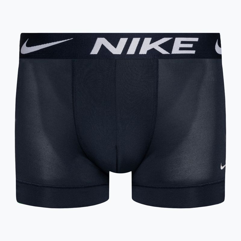 Мъжки боксерки Nike Dri-Fit Essential Micro Trunk 3 чифта синьо/синьо/зелено 4