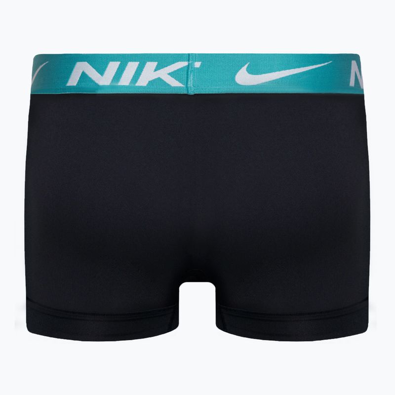 Мъжки боксерки Nike Dri-Fit Essential Micro Trunk 3 чифта синьо/синьо/зелено 5